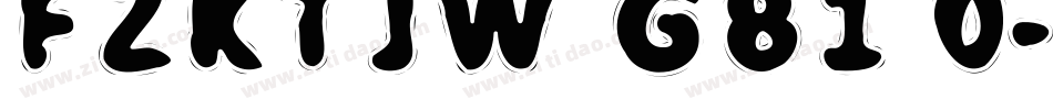 FZKTJW GB1 0字体转换